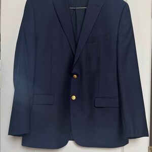 Ralph Lauren Men's Navy Blazer with Gold Buttons